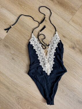 Blue Life Capri Navy Blue One Piece Swimsuit